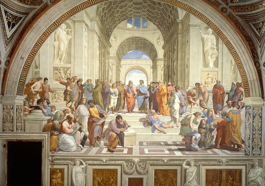 La scuola di Atene di Raffaello