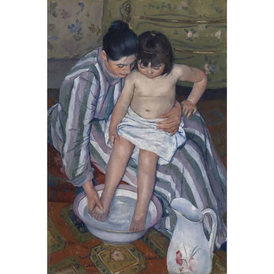 The Childs Bath di Mary Cassatt